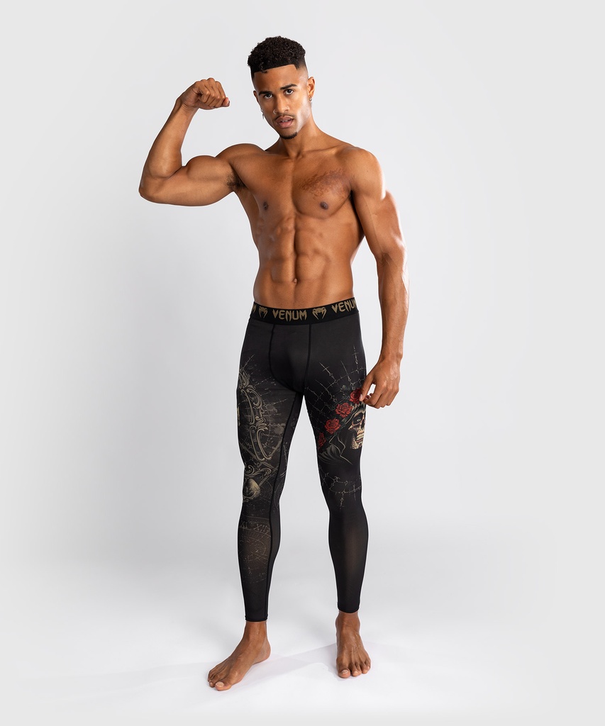 Venum Compression Pants Santa Muarte 5.0, Schwarz 3