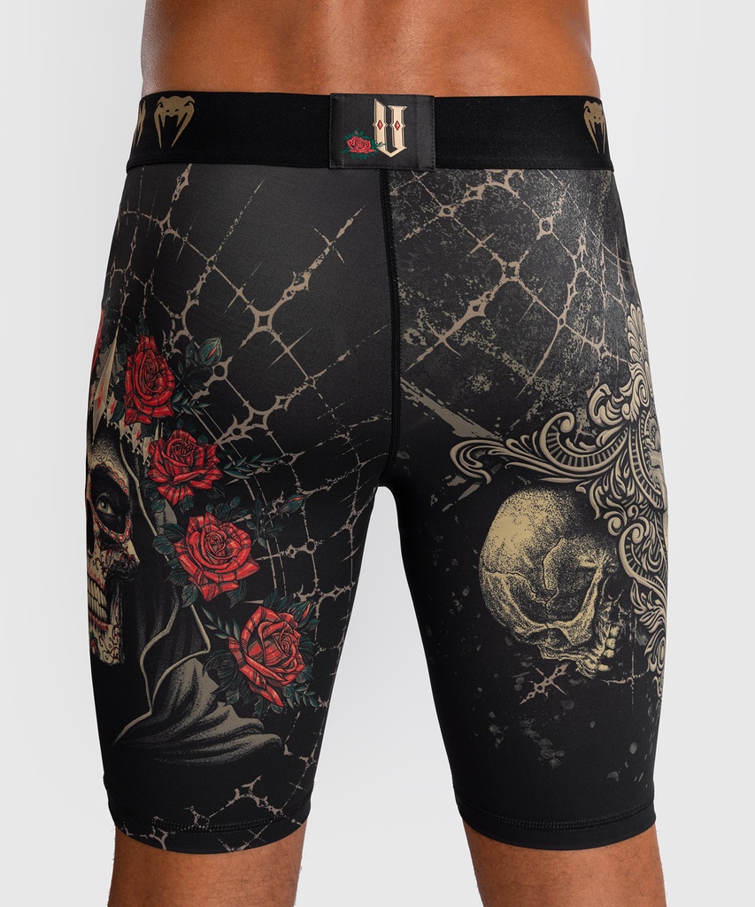 Venum Compression Shorts Santa Muerte 5.0, Schwarz 5