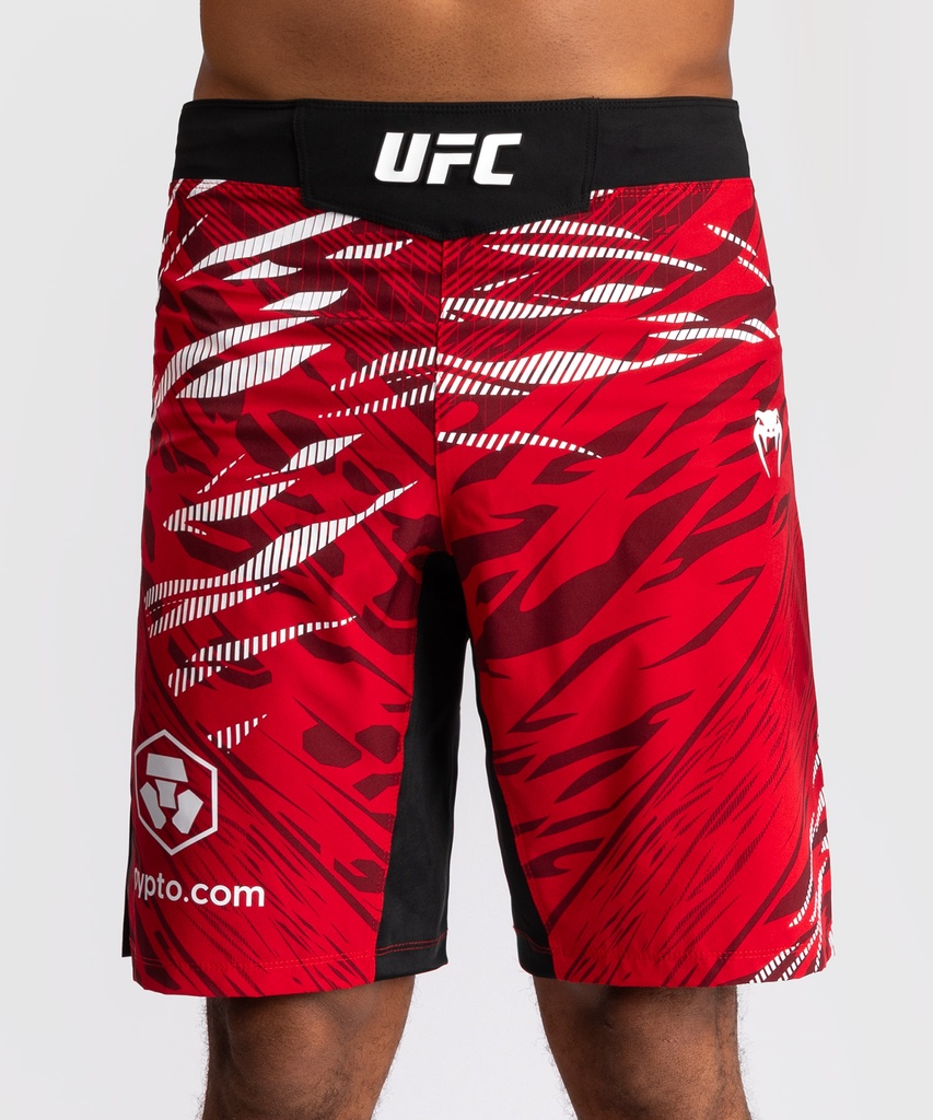 Venum Fight Shorts UFC Fusion Authentic Fight Night Long Fit, Rot 3