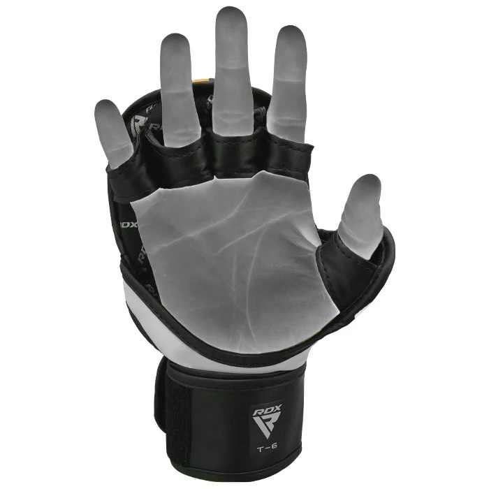 RDX MMA Handschuhe Sparring T6, Schwarz-Gelb 8