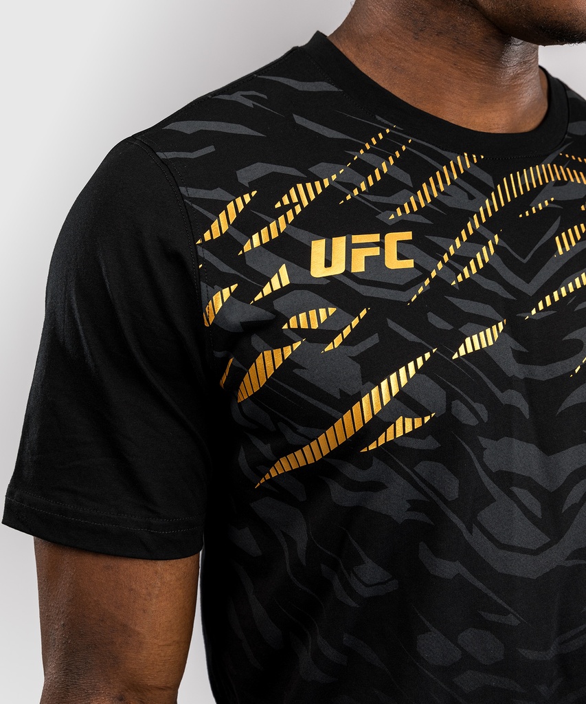 Venum T-Shirt UFC Replica Champion, Schwarz-Gold 5