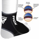 RDX Fussbandage Neopren A2, Schwarz 5