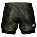 Phantom Fight Shorts Fusion 2in1 Camo Tiger, Grün 2