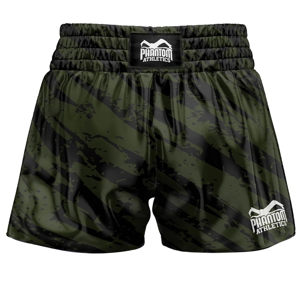 Phantom Muay Thai Shorts Camo Tiger, Grün 2