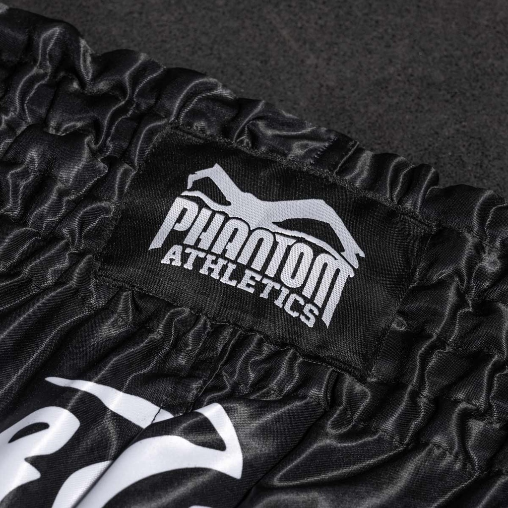 Phantom Muay Thai Shorts Sak Yant, Schwarz-Weiß 6