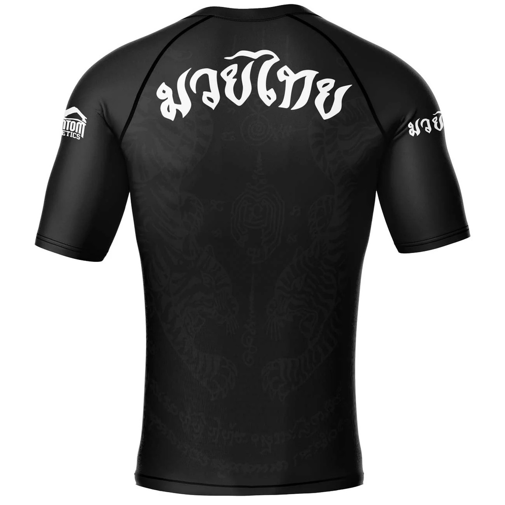 Phantom Rash Guard Sak Yant, Schwarz 2