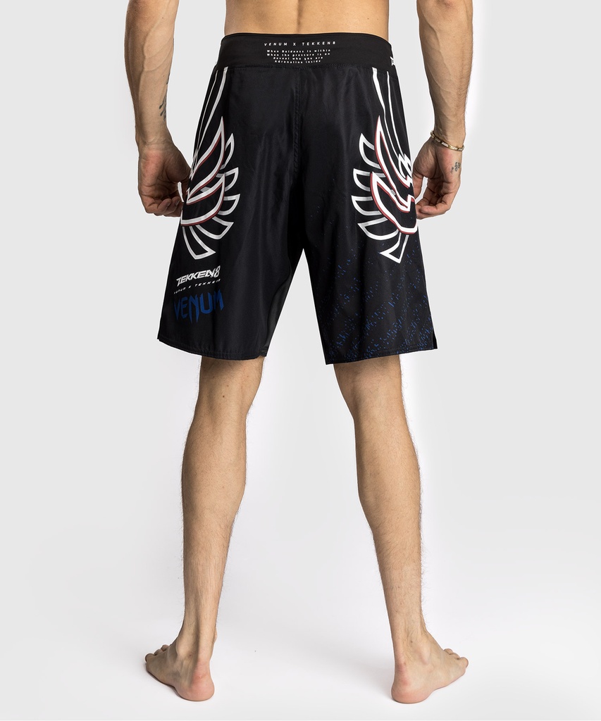 Venum Fight Shorts X Tekken 8 Jin Kazama, Schwarz 3