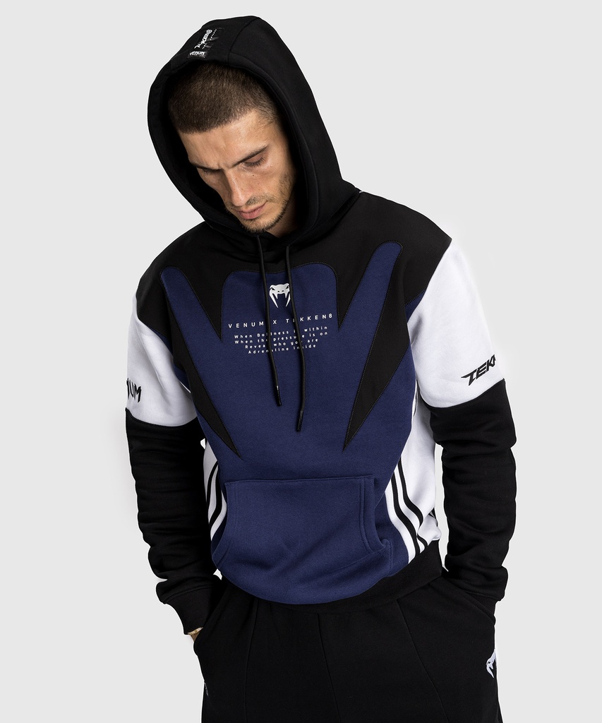 Venum Hoodie X Tekken 8 Jin Kazama, Blau-Weiß 8