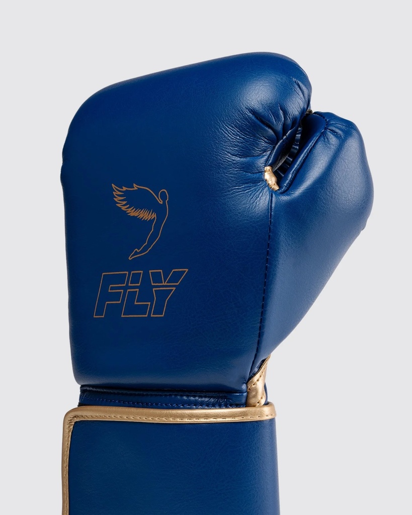 Fly Boxhandschuhe Superloop X, Blau-Gold 4