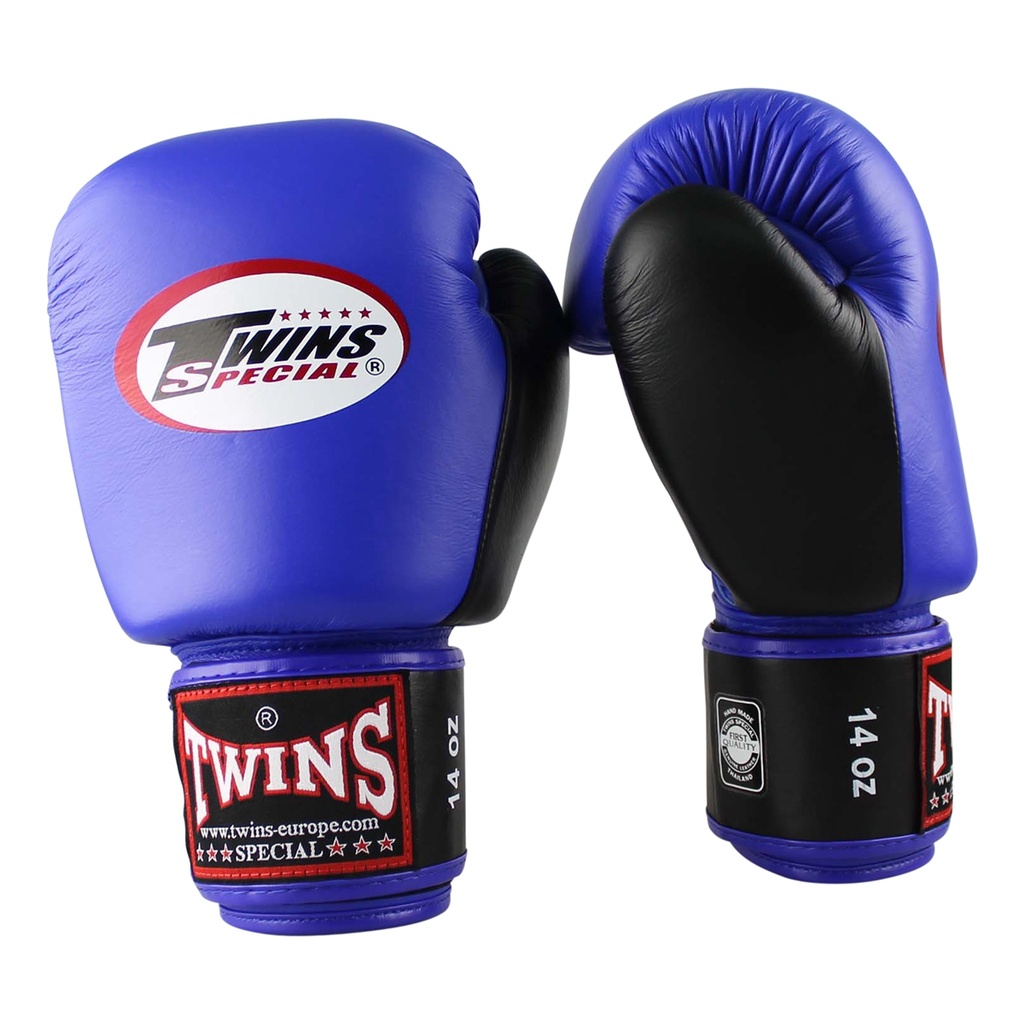 Twins Boxhandschuhe BGVL-3, Blau-Schwarz