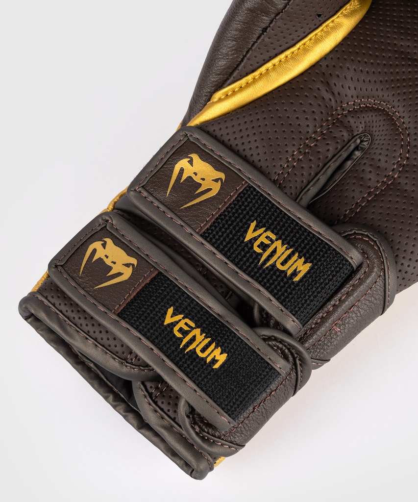 Venum Boxhandschuhe Reverso, Chocolate-Gold 8