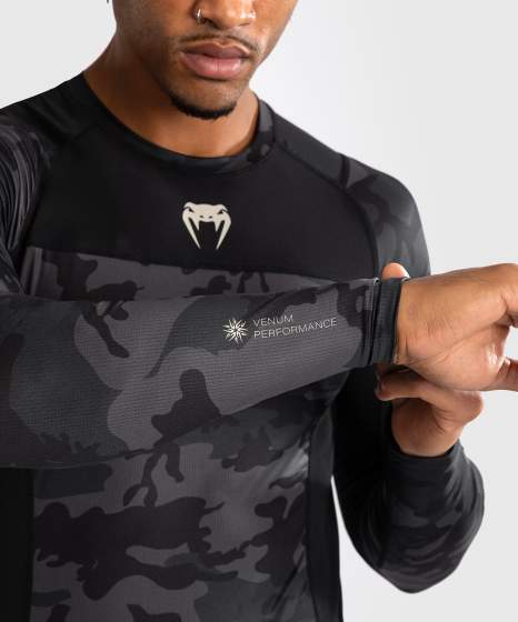 Venum Rash Guard G-Fit Air, Schwarz-Camo 5