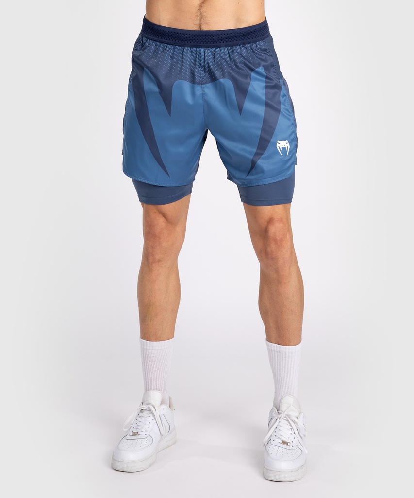 Venum Fight Shorts Attack, Navy Blue 2