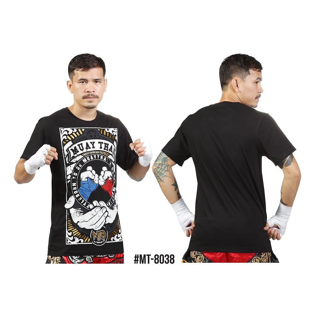 Born To Be Muay Thai T-Shirt MT 8038, Baumwolle