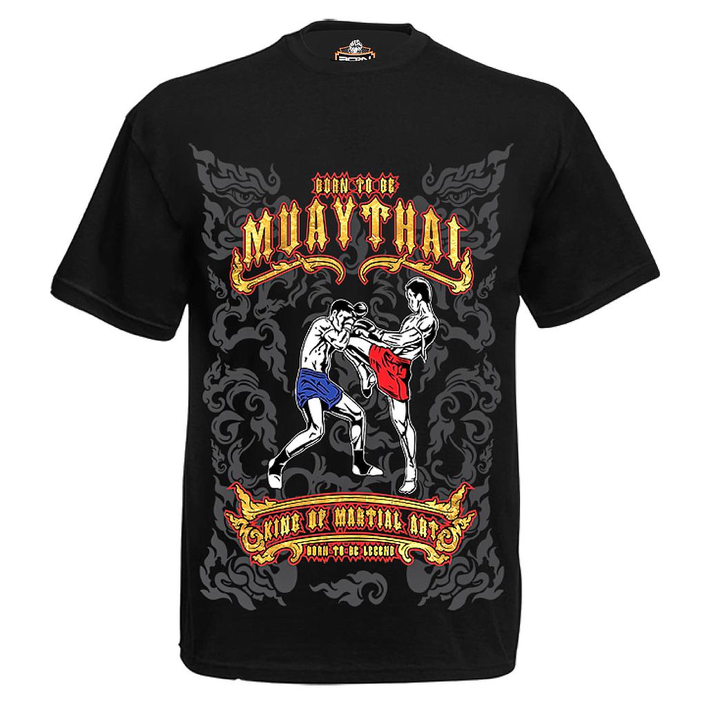 Born To Be Muay Thai T-Shirt MT 8039, Baumwolle