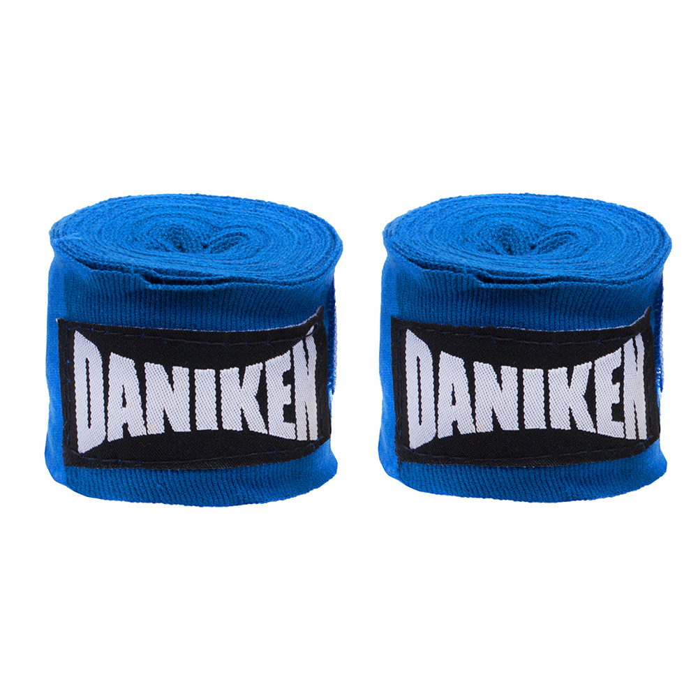 Daniken Hand Wraps 3.5m Semi-Elastic, Blue