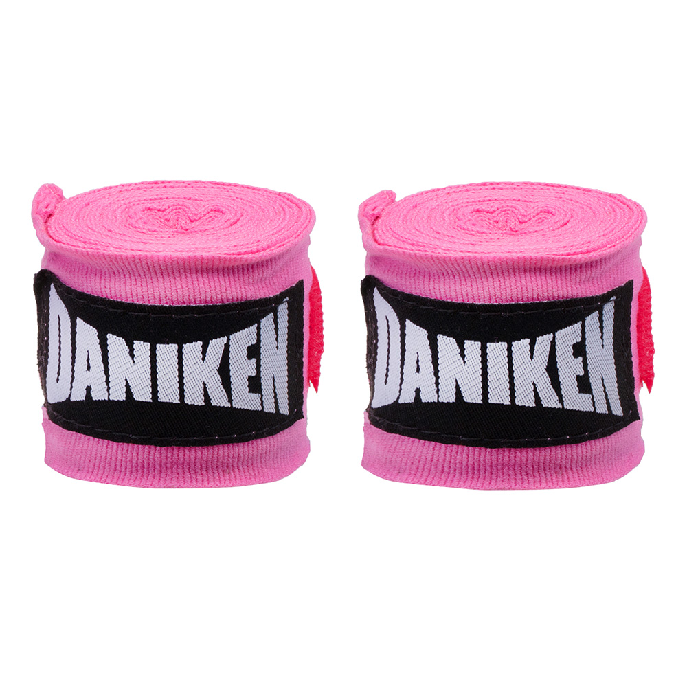 Daniken Boxbandagen 4,5m Halbelastisch, Pink