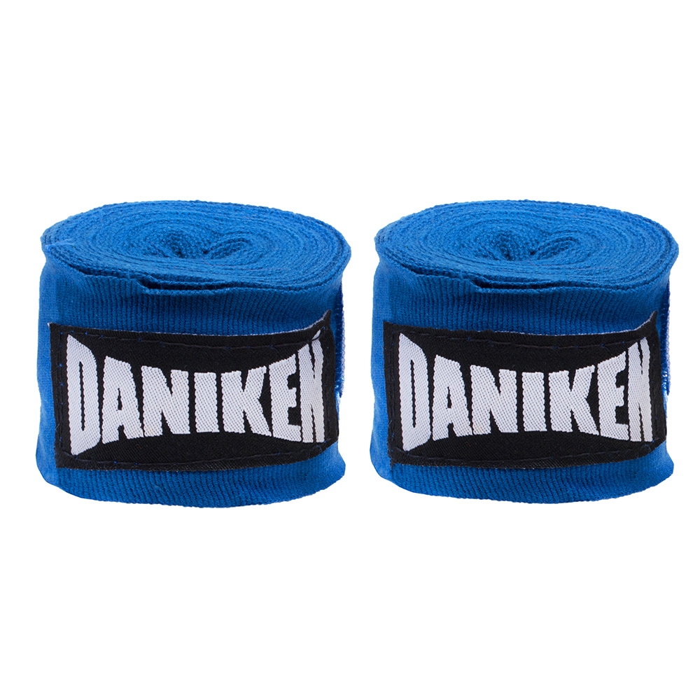 Daniken Hand Wraps 4.5m Semi-Elastic, Blue