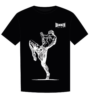 Daniken T-Shirt Knee Strike, Schwarz