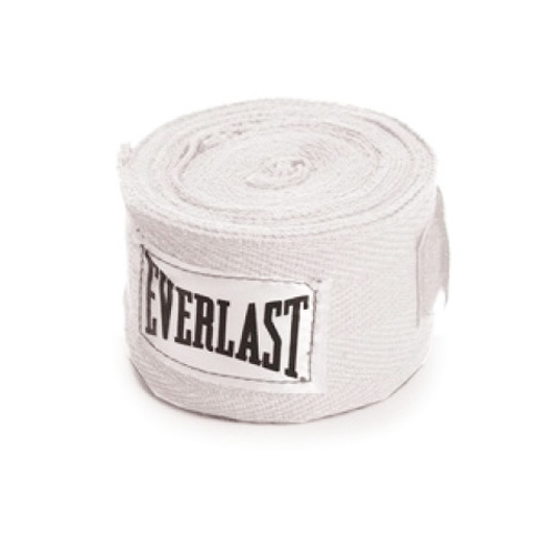 Everlast Boxbandagen 3m Halbelastisch, Weiß