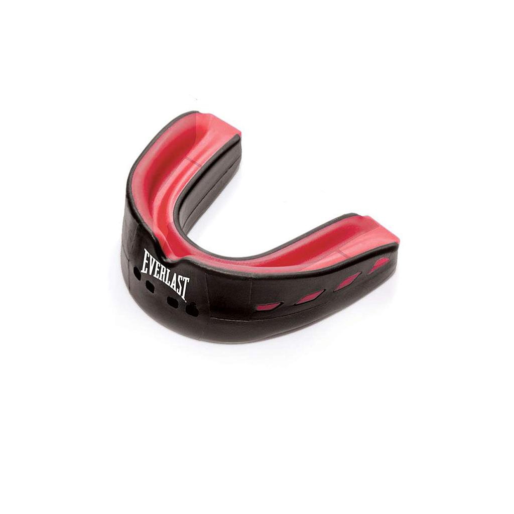 Everlast Mouthguard Evershield Double, Black-Red