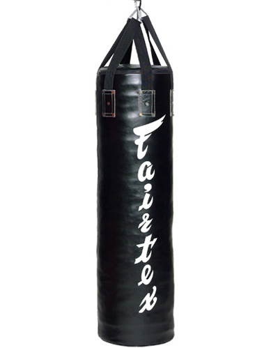 Fairtex Boxsack Banana HB5 120x35cm 30kg, Schwarz