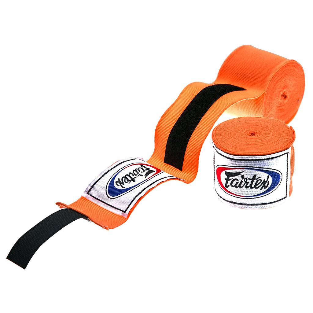 Fairtex Hand Wraps 4.5m Semi-Elastic, Orange