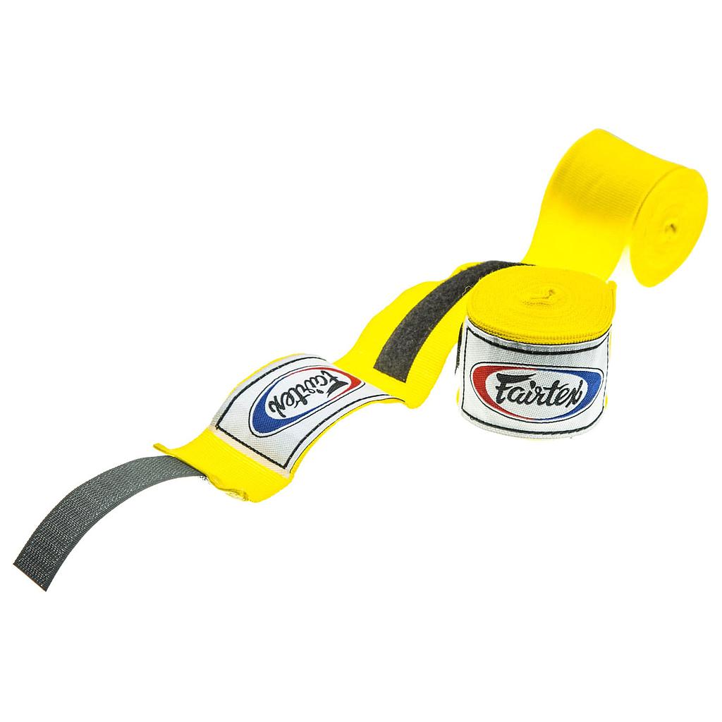 Fairtex Hand Wraps 4.5m Semi-Elastic, Yellow