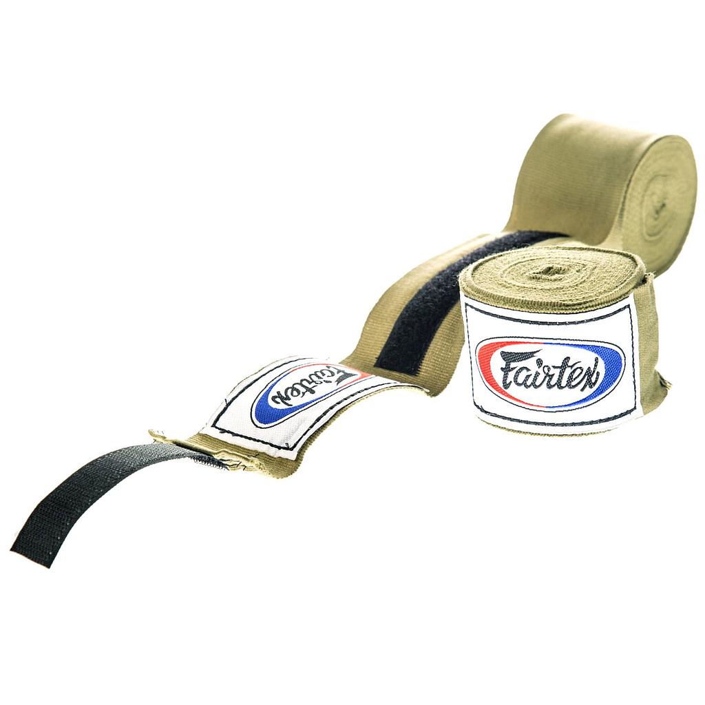 Fairtex Hand Wraps 4.5m Semi-Elastic, Olive Green