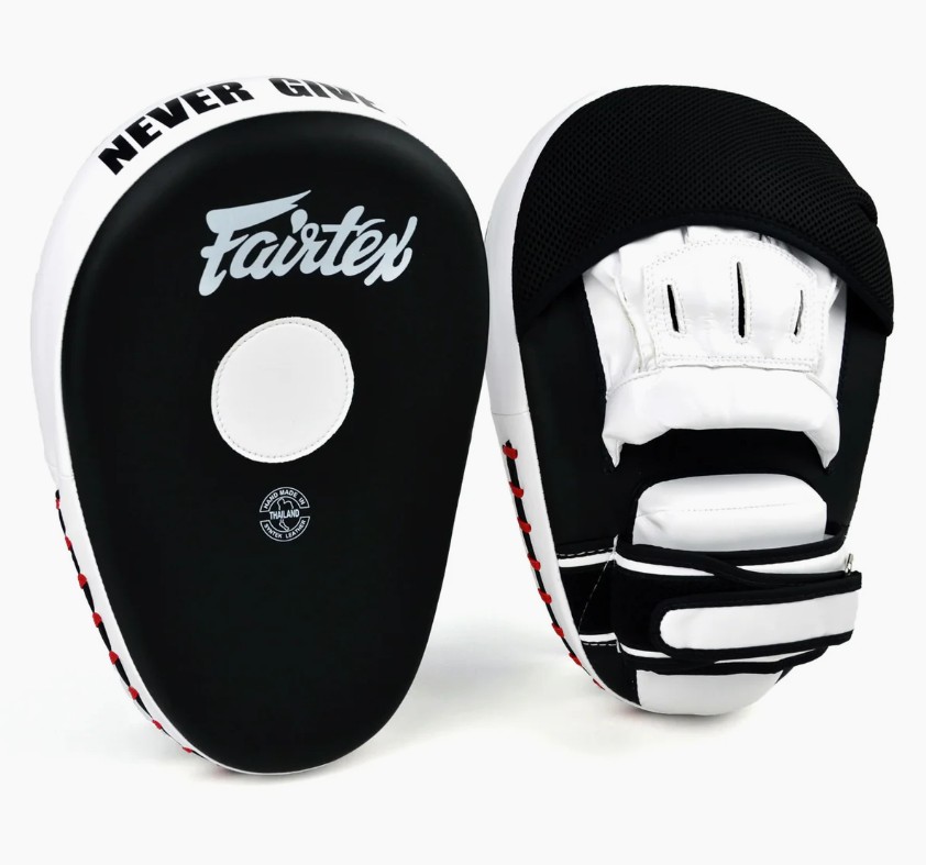 Fairtex Punch Mitts FMV13, Black-White