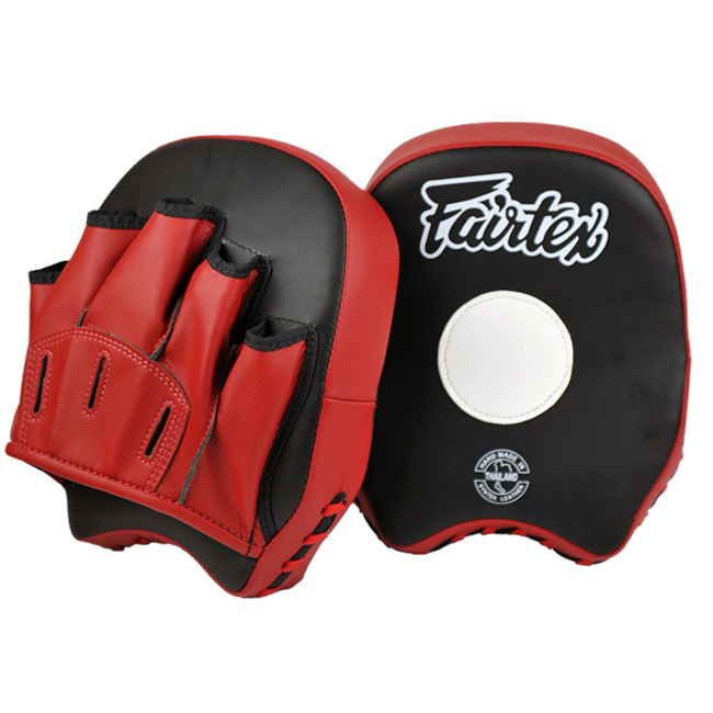 Fairtex Punch Mitts FMV14 Short, Red