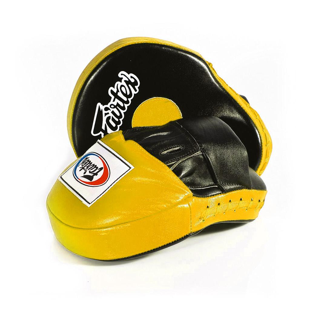 Fairtex Punch Mitts Ultimate Contoured FMV9, Yellow