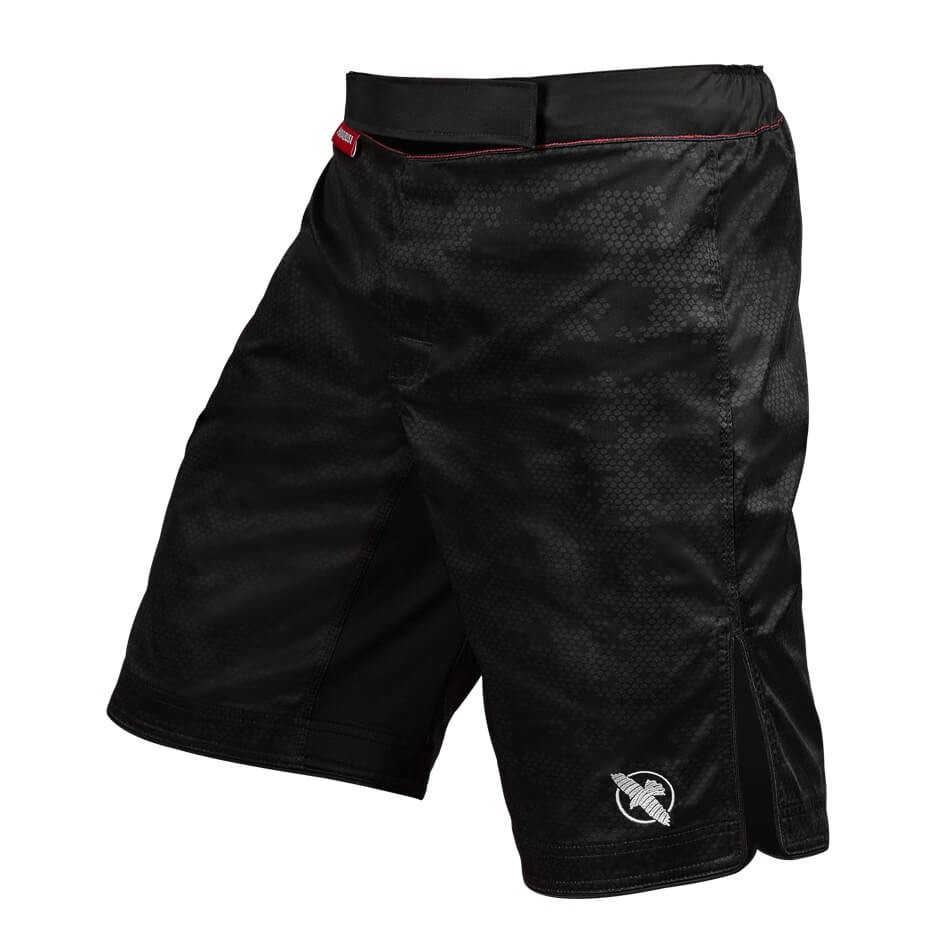 Hayabusa Fight Shorts Hexagon, Black