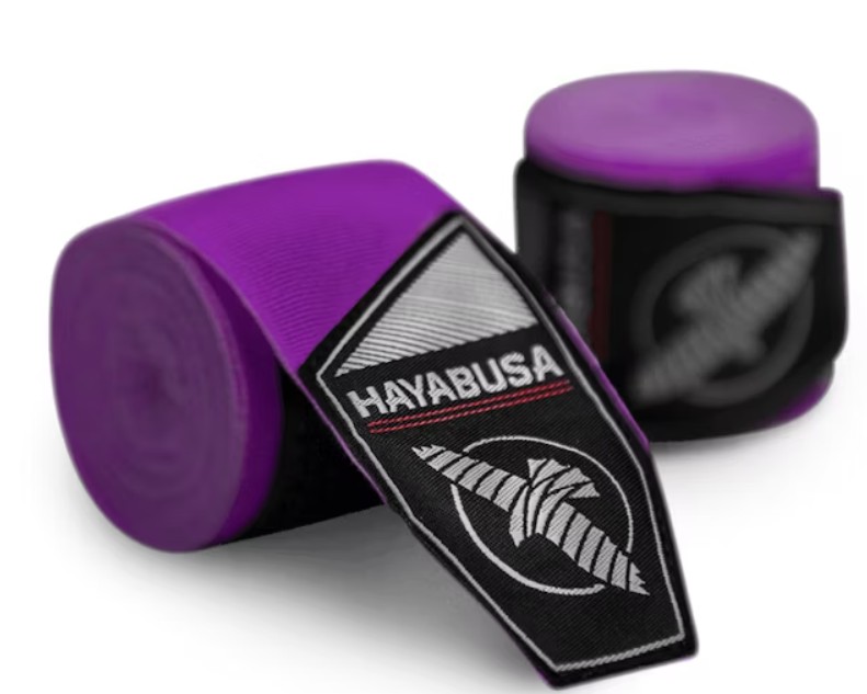 Hayabusa Hand Wraps Perfect Stretch 4.5m Semi-Elastic, Purple