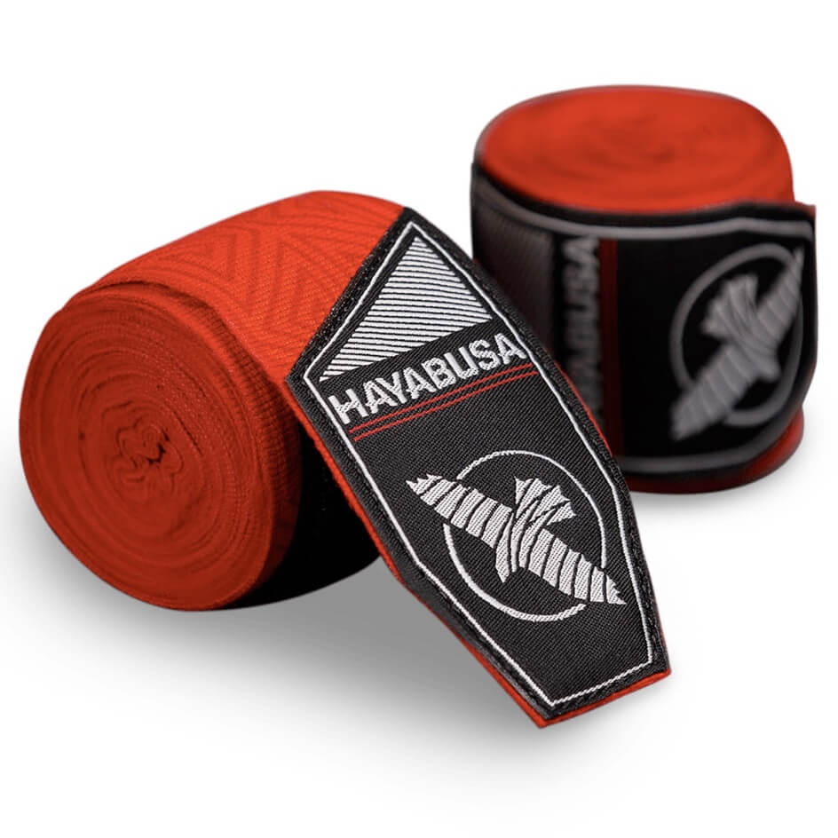 Hayabusa Boxbandagen Perfect Stretch Red Tribal 4,5m Halbelastisch, Rot