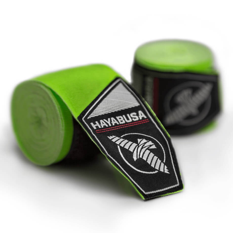 Hayabusa Hand Wraps Perfect Stretch 4.5m Semi-Elastic, Green