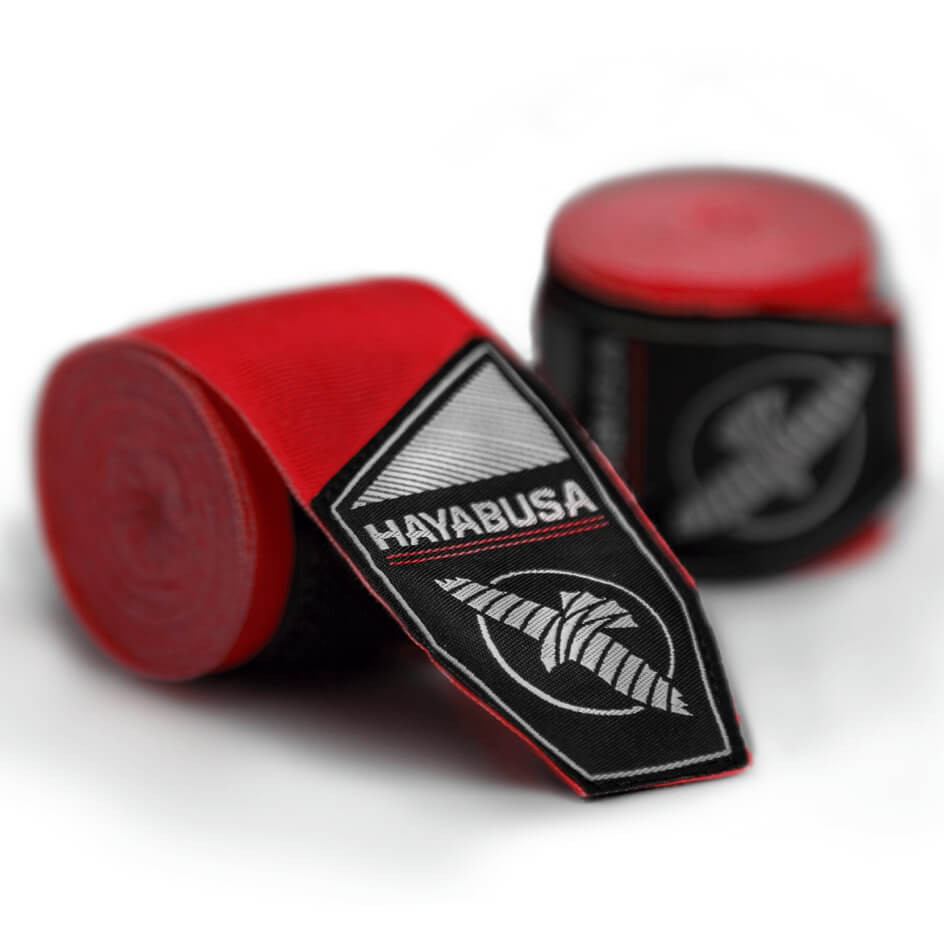 Hayabusa Hand Wraps Perfect Stretch 4.5m Semi-Elastic, Red