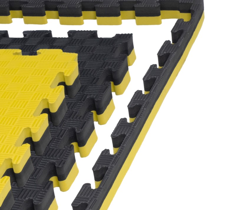 Martial Arts Mat Grappling Pro 4cm, Yellow-Black