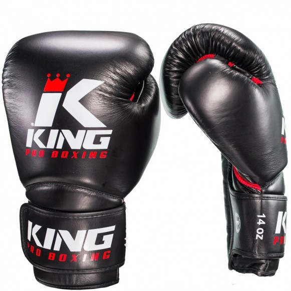 King Pro Boxing Boxhandschuhe Star Mesh, Schwarz