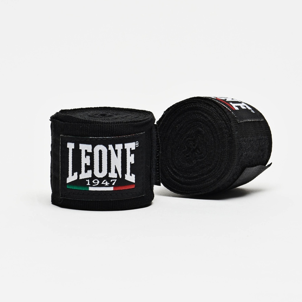 Leone Hand Wrap 2.5m Semi-Elastic, Black