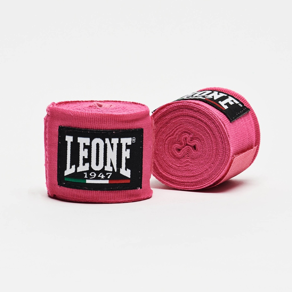 Leone Boxbandage 2,5m Halbelastisch, Pink