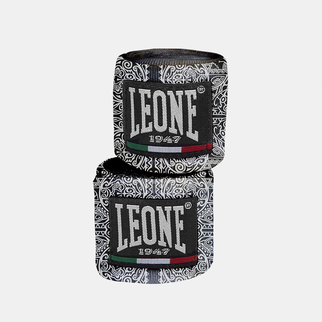 Leone Hand Wrap 3.5m Semi-Elastic, Black-White