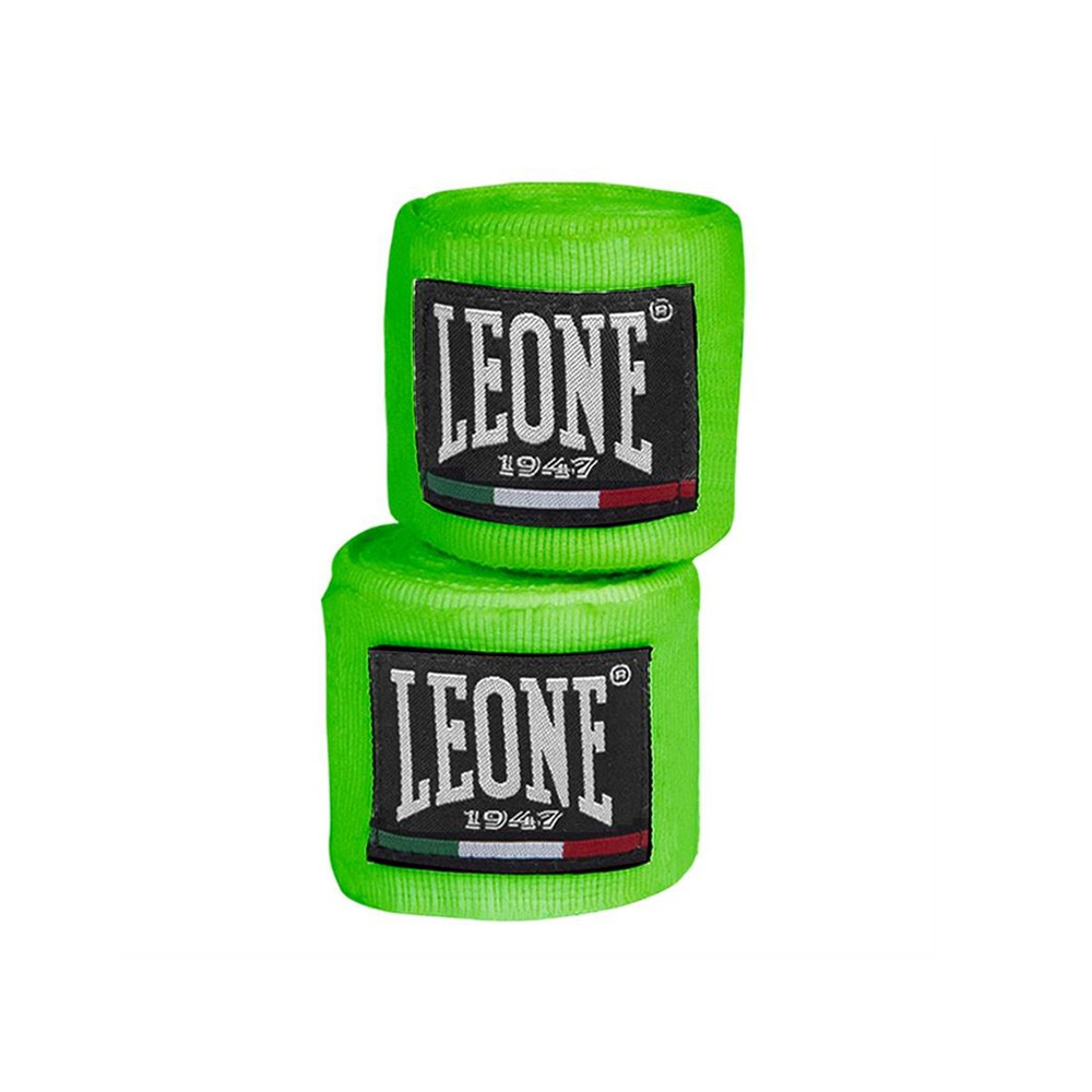 Leone Boxbandage 3,5m Halbelastisch, Grün