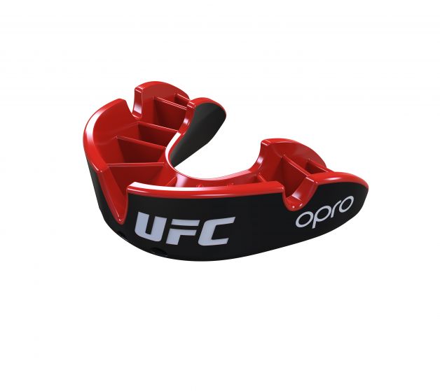 UFC Mouthguard Opro Silver, Black-Red