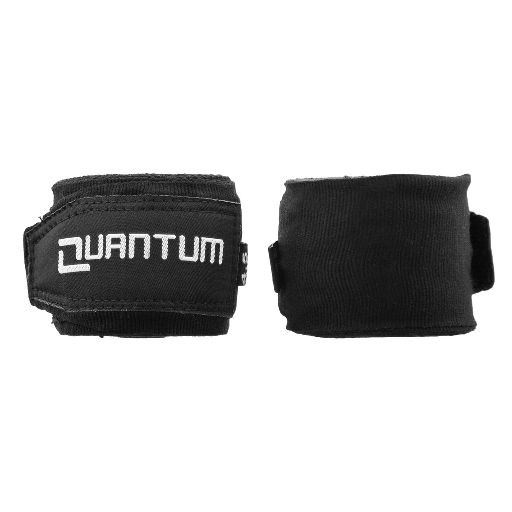 Quantum Hand Wraps 4.5m Semi-Elastic, Black