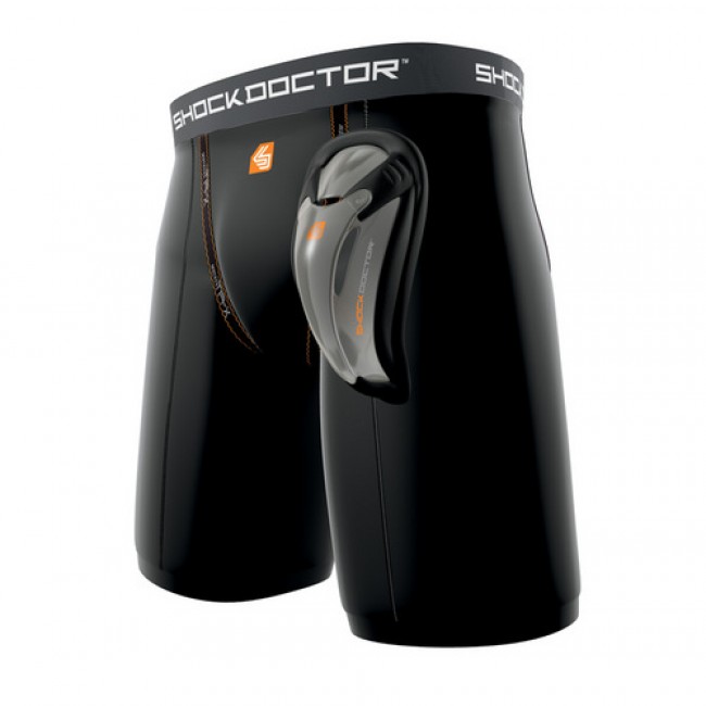 Shock Doctor Compression Shorts inkl. Bioflex Cup