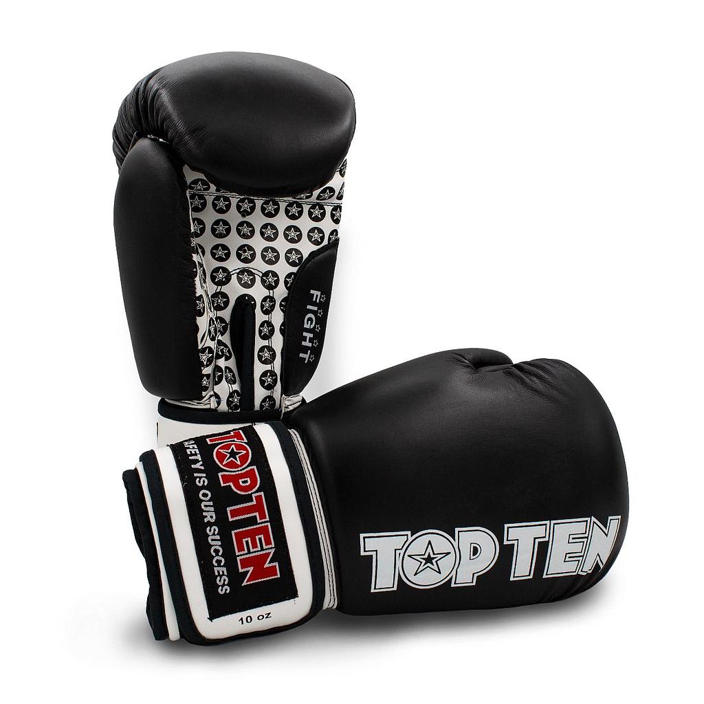 Top Ten Boxhandschuhe Fight, Schwarz