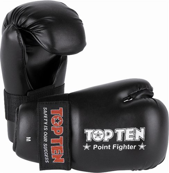 Top Ten Pointfighter Handschuhe, Schwarz