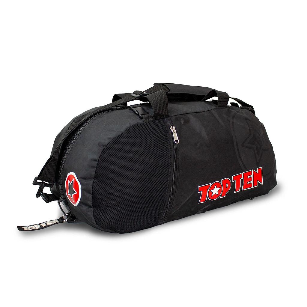 Top-Ten Gym Bag/Backpack S, Black-Red