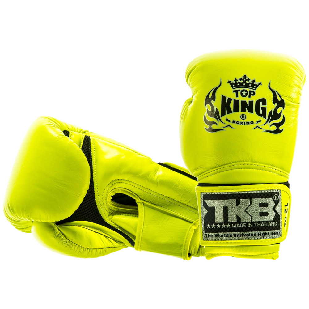 Top King Boxing Gloves Super Air, Neon Yellow